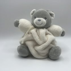 CHUBBY Teddy Bear Cream & Grey- Small 18cm