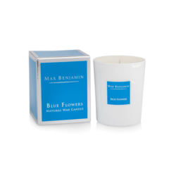 BLUE FLOWERS LUXURY NATURAL CANDLE
