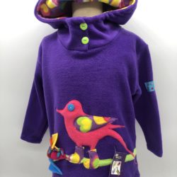 Wacky Clothing  Fleece Navy with Monster Pattern