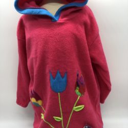 Wacy Clothing Fleece Pink with Flowers