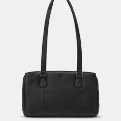 Black Ealing Leather Shoulder Bag