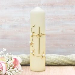 Wedding Candle
Gold Design & Ivory Candle