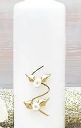 White Gold Small Candle