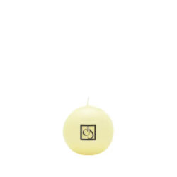 Small Yellow Ball Candle