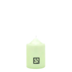 Small Green Pillar Candle
